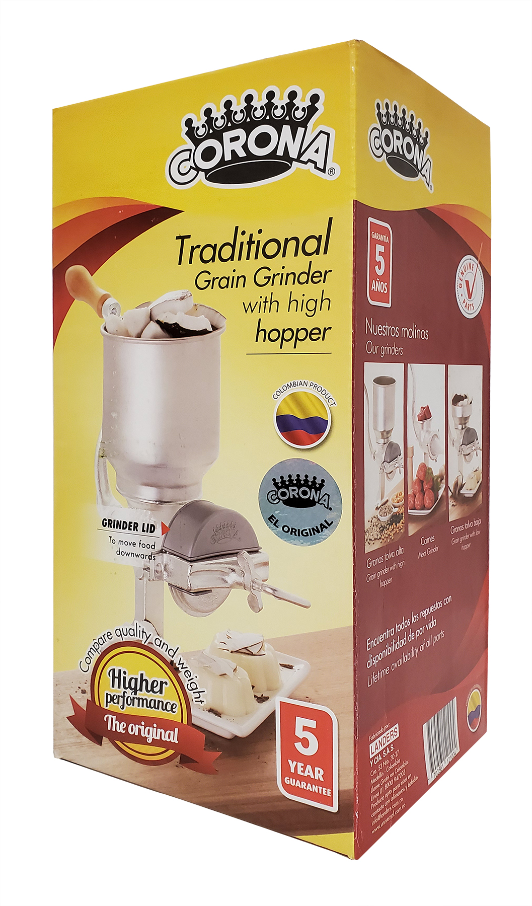 Corona Corn & Grain Mill with High Hopper eBay